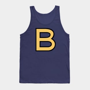 Funky Yellow Letter B Tank Top